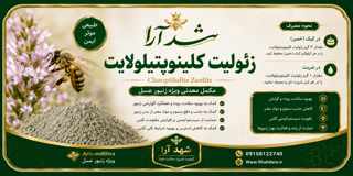 زئولیت کلینوپتیلولایت 100 گرمی